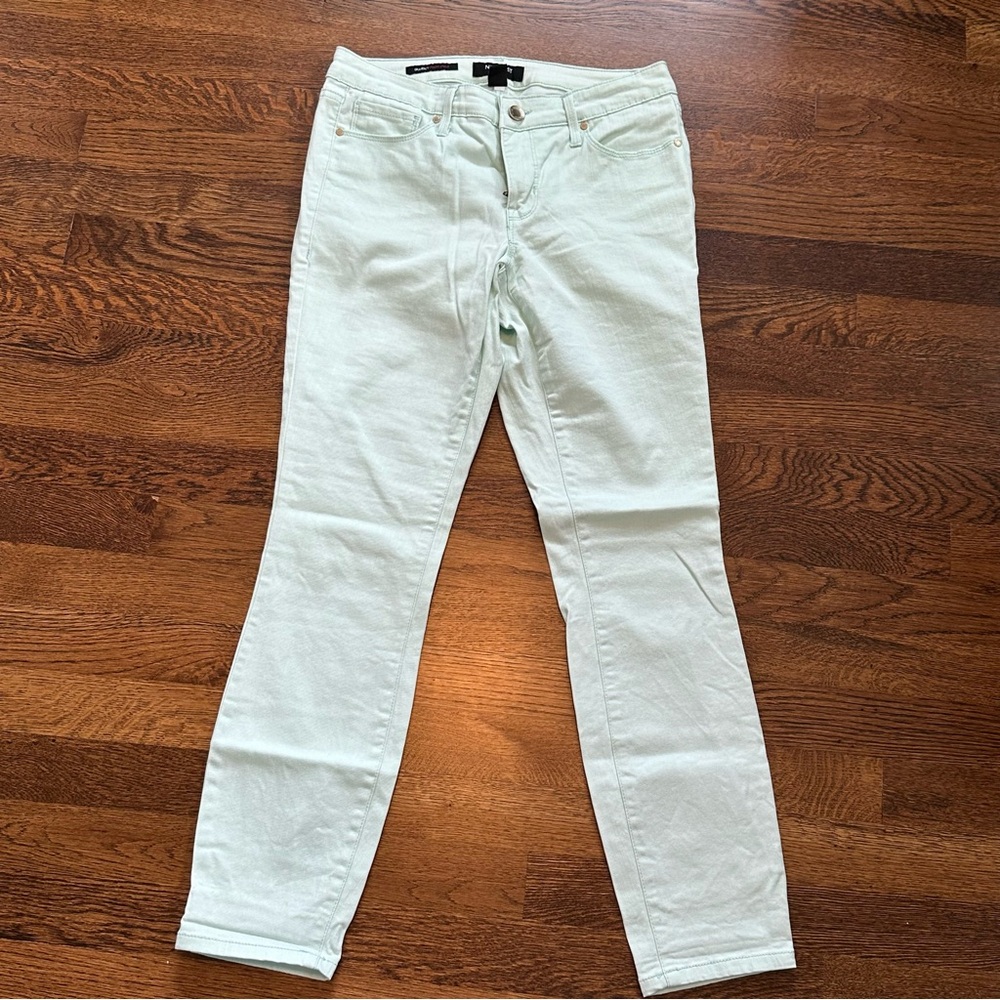 Nine West Light Aqua Skinny Ankle Jeans - Size 4